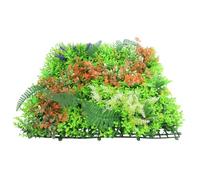 Artificial Greenery Flower Wall Panel with UV Protection and Waterproof Design for Indoor Outdoor Garden Privacy Screen, 50x50cm(B)