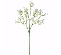 Artificial Gypsophila Baby's Breath Bouquet White Silk Flowers 63cm Long for Home Office Restaurant Decor Wedding Floral Arrangement Garden Greening
