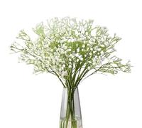 Artificial Gypsophila Flowers Artificial Baby Breath Gypsophila Flowers Faux Gypsophila Flower Real Touch Gypsophila for Wedding Decoration 5PCS 64CM