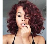 Artificial Hair Curly Wig Black Women Short Wigs Cosplay Classic Fashion Dates Fake Natural Hair Daily Party Use Shoulder Length Fake Wig Comfortable