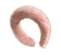 Artificial Hairband, Plush Headwear, Cosy Fit, Wedding Accessory, Comfortable, Stylish Design, Adjustable Size, Winter Hairband for Outdoor, 1.77 x 4.72 Inches