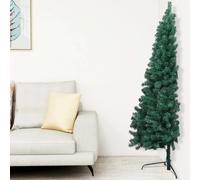 Artificial Half Christmas Tree with Stand Green 210 cm (7ft)