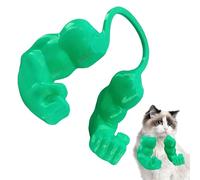 Artificial Hand for Cats | Human Arm for Cats Cat with Muscular Arms | Hanging Cat Arms Toy Interactive LED Toy for Outdoor Home Desk Birthday Bookshelf