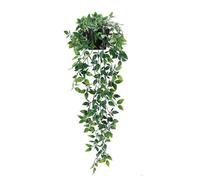 Artificial Hanging Plants, Fake Hanging Potted Plant, Faux Ivy Vine Plant, Artificial Green Trailing Plant fo Hanging Potted