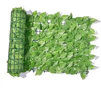 Artificial Hedge for Balcony, Ivy Greenery Fencing Panels, Outdoor Garden Wall Decoration, 50x700cm, Perfect for Patio & Courtyard Decor (Color: B)