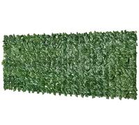 Artificial Hedge Trellis - 2m x 20m Leaf Coverage for Outdoor Decor (6.56ft x 65.62ft)