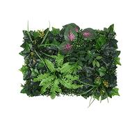 Artificial Hedges Panels Garden Privacy Screening, Premium Artificial Privacy & Protective Screens - Faux Plant Wall Backdrop for Home Garden Backyard Wedding Decoration, 60×40cm (A)