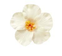 Artificial Hibiscus Flower Hair Clip for Women with Simulation Design for Wedding