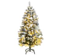 Artificial Hinged Christmas Tree 150 LEDs & Ball Set 150 cm