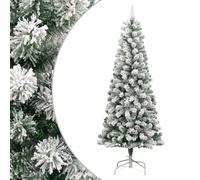 Artificial Hinged Christmas Tree Pre Lit Artificial Tree Xmas Decor vidaXL