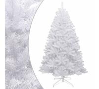 Artificial Hinged Christmas Tree Pre Lit Artificial Tree Xmas Decor vidaXL