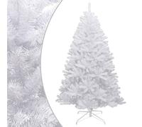 Artificial Hinged Christmas Tree Pre Lit Artificial Tree Xmas Decor vidaXL