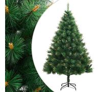 Artificial Hinged Christmas Tree Pre Lit Artificial Tree Xmas Decor vidaXL