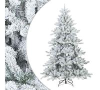 Artificial Hinged Christmas Tree PVC, steel Holiday Décor Modern Indoor vidaXL