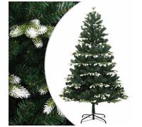 Artificial Hinged Christmas Tree with Flocked Snow 150 cm