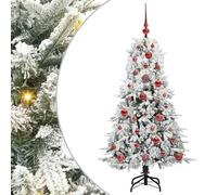 Vidaxl Artificial Hinged Christmas Tree Green 150 Cm Pe And Pvc