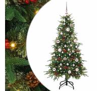 Vidaxl Artificial Hinged Christmas Tree Green 120 Cm Pe And Pvc