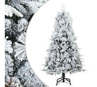 Vidaxl Artificial Hinged Christmas Tree Green 240 Cm Pvc, Pe And Steel