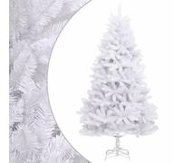 Artificial Hinged Christmas Tree with Stand White 180 cm