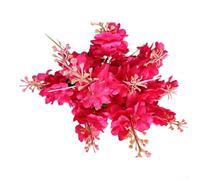 Artificial Hyacinth Flowers, 35x10cm Silk Bloom, Realistic Fake Plant, Long Lasting No Water, Elegant Wedding Home Decor(Rose red)