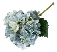 Artificial Hydrangea Flower Bouquet for Wedding Decor and Home Use, Featuring Cloth Material and Realistic Detail (Blue)