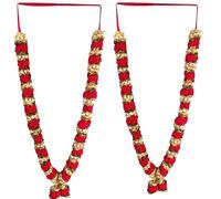 Artificial Indian mala/garland/haar jaimala milni mala shaadi indian wedding pooja gods idol mala ashtami,Mala 1 pc (large)