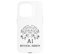 Artificial Insanity Funny AI Tech Nerd Developer Gift Case for iPhone 15 Pro