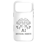 Artificial Insanity Funny AI Tech Nerd Developer Gift Case for iPhone 17 Pro Max