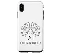 Artificial Insanity Funny AI Tech Nerd Developer Gift Case for iPhone XS Max