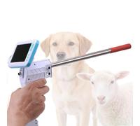 Artificial Insemination AI Gun, Visual Veterinary Breeding Kit, Artificial Insemination Device, with Photo and Video Functions, HD Rotatable Display Screen, for Farm, Ranch