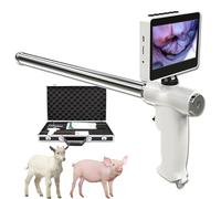 Artificial Insemination Gun Bovine For Cattle Visual - Rotating Screen, with 5MP Camera, Heating Vibration, Professional Kit for Sheep/Pig/Cow/Horse Donkey AI Tools,S
