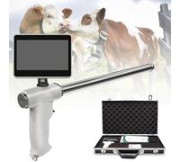 Artificial Insemination Gun with 180° Rotatable Screen, Visual Endoscope Sperm AI Gun for Veterinary Breeding in Cattle, Horses, and Sheep