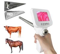Artificial Insemination Gun with Camera - 15MP Veterinary AI Tool, Waterproof, Constant Temperature Heating Tube for Cow and Horse Breeding