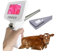 Artificial Insemination Kit Bovine Gun For Cattle Professional Visual 45° LED Screen AI Breeding Machine, Waterproof Camera, AI for with 15MP Screen