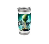 Artificial Intelligence AI Alien Cross Noodles Gift Stainless Steel Insulated Tumbler