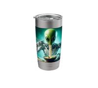 Artificial Intelligence AI Alien Cross Noodles Gift Stainless Steel Insulated Tumbler