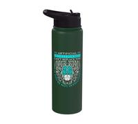 Artificial Intelligence Algorithm Brain AI Developer Geek Stainless Steel Insulated Water Bottle