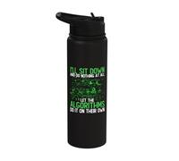 Artificial Intelligence Algorithm Programmer AI Developer Stainless Steel Insulated Water Bottle