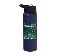Artificial Intelligence Algorithm Programmer AI Developer Stainless Steel Insulated Water Bottle