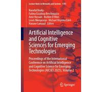 Artificial Intelligence and Cognitive Sciences for Emerging Technologies: Proceedings of the International Conference on Artificial Intelligence and ... (Lecture Notes in Networks and Systems, 1781)