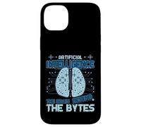 Artificial Intelligence Brain Behind The Bytes AI Enthusiast Case for iPhone 14 Plus
