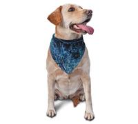 Artificial Intelligence Brain Dog Bandana Pet Scarf Accessories for Small Medium Dogs Cats Photo Prop, Triangle Pet Bandanas Adjustable Puppy Bib Washable Dog Kerchief Puppy Neckerchief