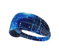 Artificial Intelligence Brain Elastic Exercise Headband for Women & Men