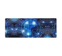 Artificial Intelligence Brain Extra Large Rubber Mousepad 12x31.5in