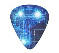 Artificial Intelligence Brain Guitar Picks 12-Pack, Guitars Accessories For Men Women Professional Guitarist, Musicians And Beginner