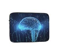 Artificial Intelligence Brain Laptop Sleeve for Women Men, 10 Inch Waterproof Laptop Bag Lightweight Notebook Computer Cover Bag