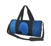 (Artificial Intelligence Brain) Print Round Large Travel Bag - Multi-Compartment Organizer Lightweight for Trips & Sports