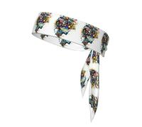 Artificial Intelligence Brain Print Sports Head Tie, Hair Band For Workout, Running, Yoga, One Size Fits Most