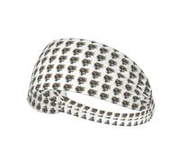 Artificial Intelligence Brain Print Ultra-Soft Elastic Headband Breathable Sports Stretchable Yoga Running Gym Travel