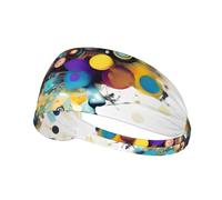 Artificial Intelligence Brain Print Ultra-Soft Elastic Headband Unisex Sports Hair Band for Yoga Running Gym Cycling